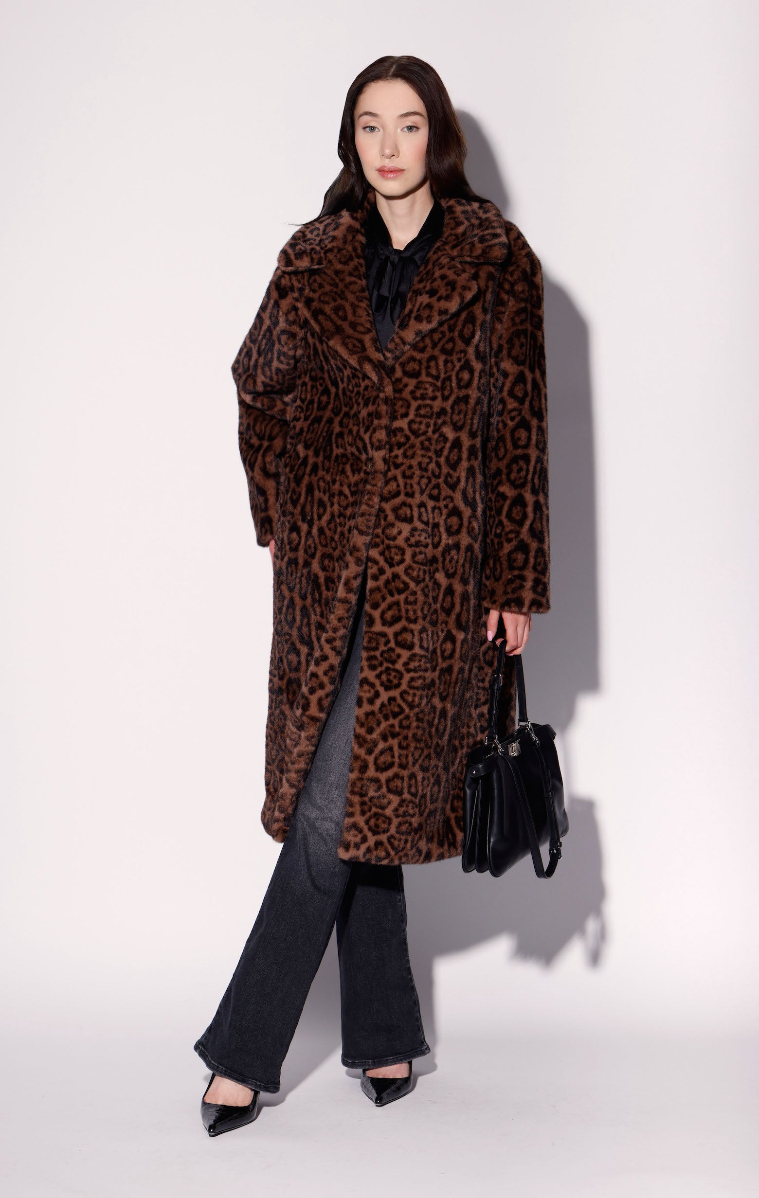 Pacey Coat, Jaguar Faux Fur – Walter Baker