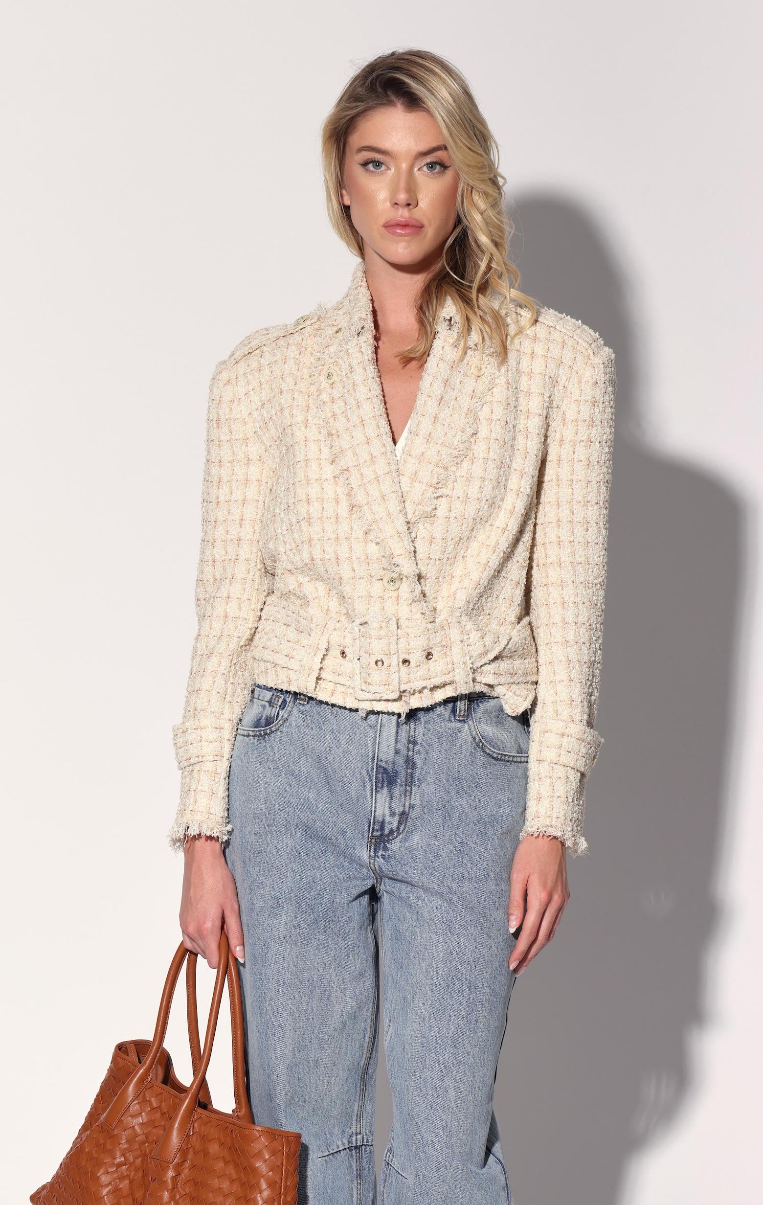Vincenza Jacket, Sahara Tweed – Walter Baker