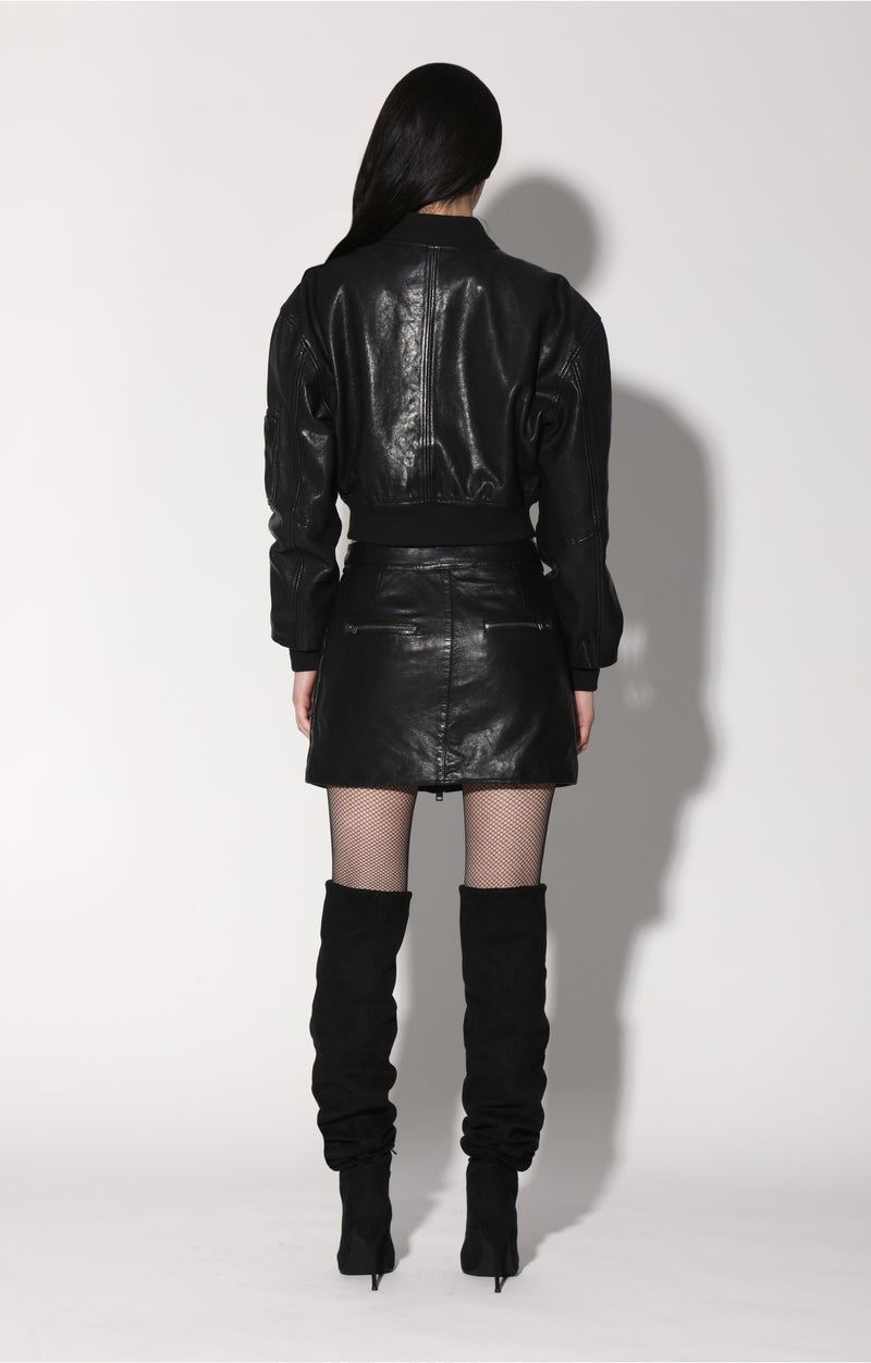 Andrea Jacket, Black - Leather