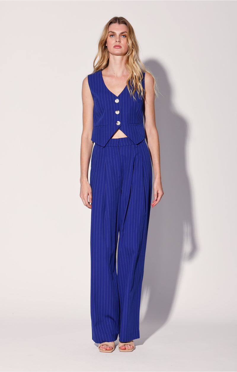 Tammy Pant, Royal Blue Pin Stripe