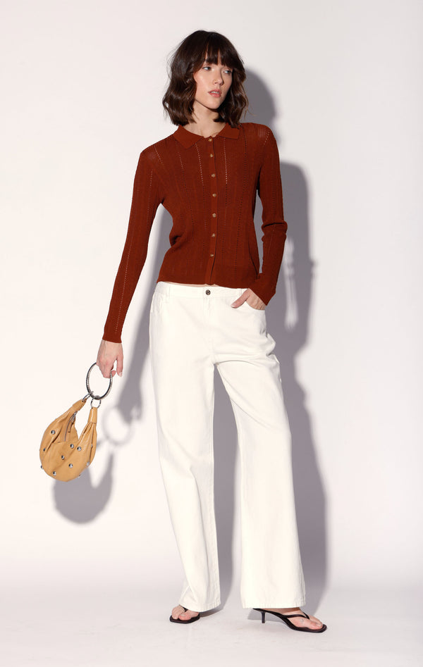 Elena Pant, White Wash (Pre Spring 2026)