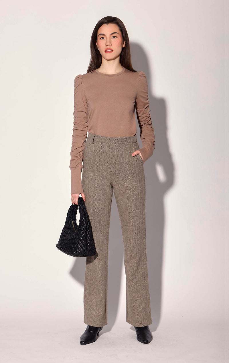 Shane Pant, Brown Herringbone