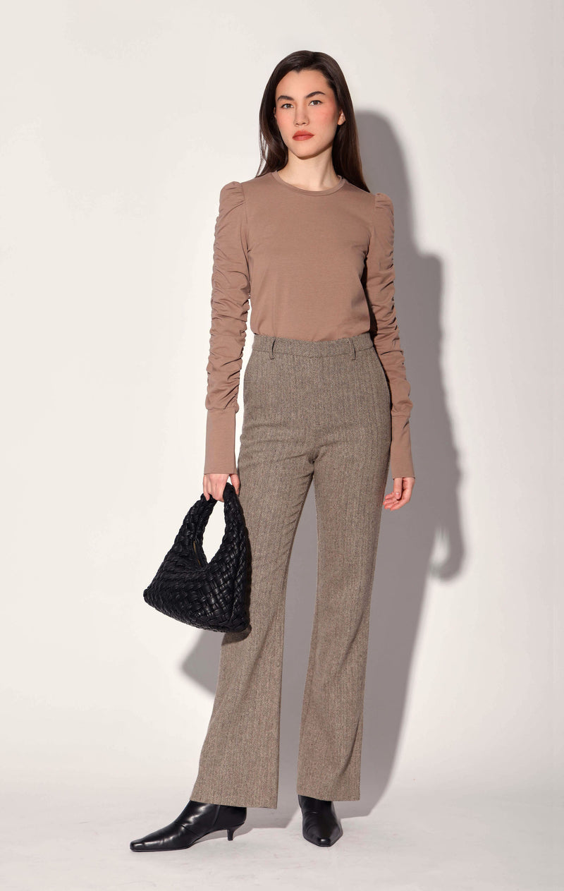 Shane Pant, Brown Herringbone