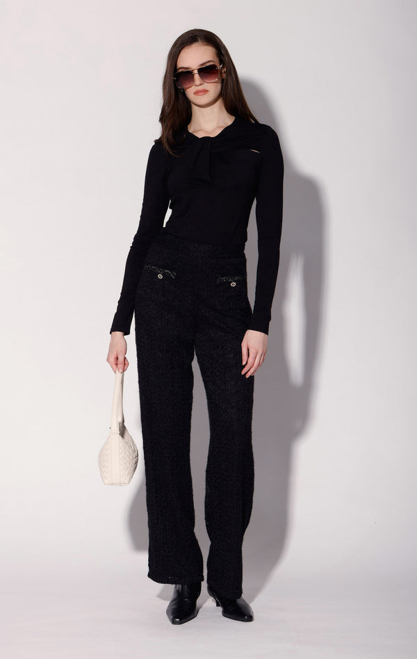 Paxton Pant, Black Ivy Lace