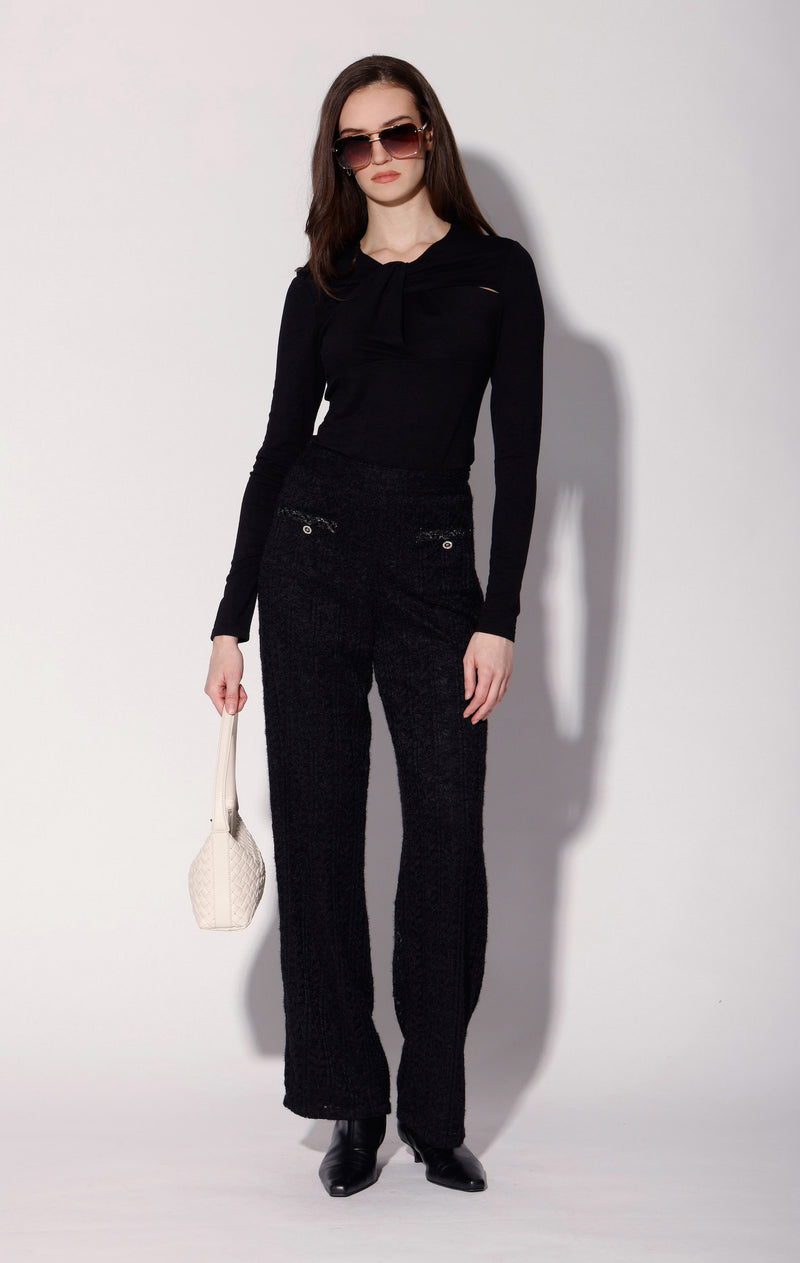 Paxton Pant, Black Ivy Lace