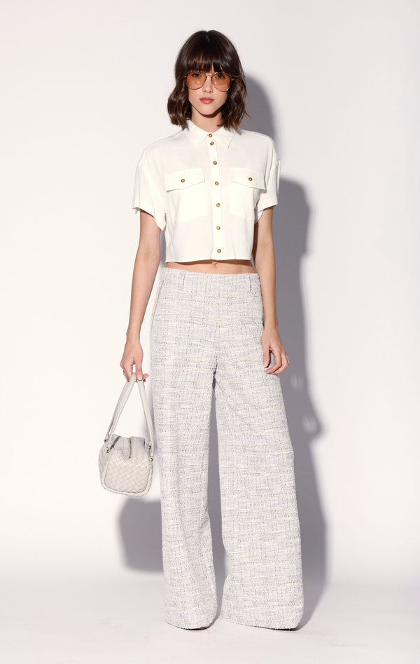 Sandro Pant, Lilac Tweed