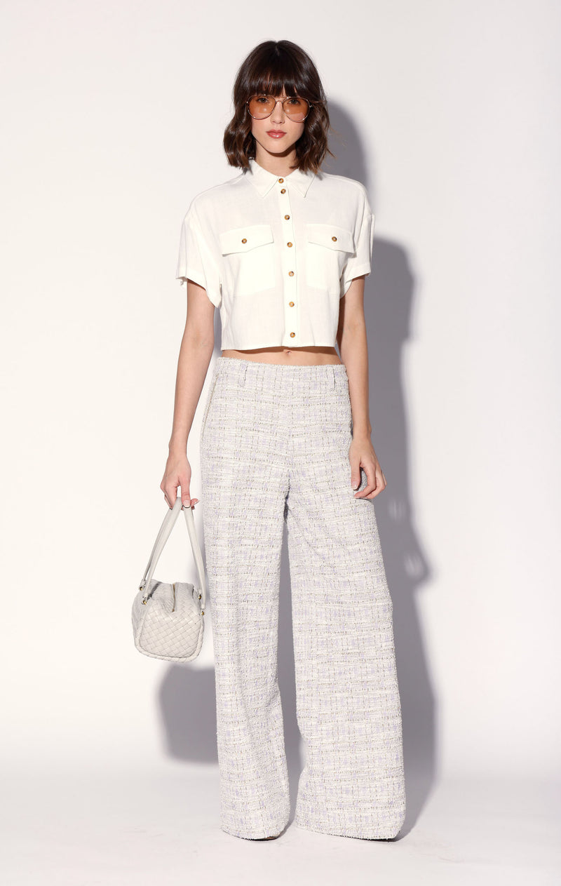 Sandro Pant, Lilac Tweed