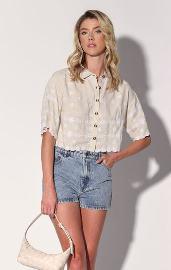 Santino Short, Light Wash