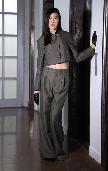 Malcam Pant, Mini Clover Check