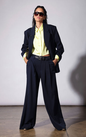 Chase Pant, Navy Pinstripe