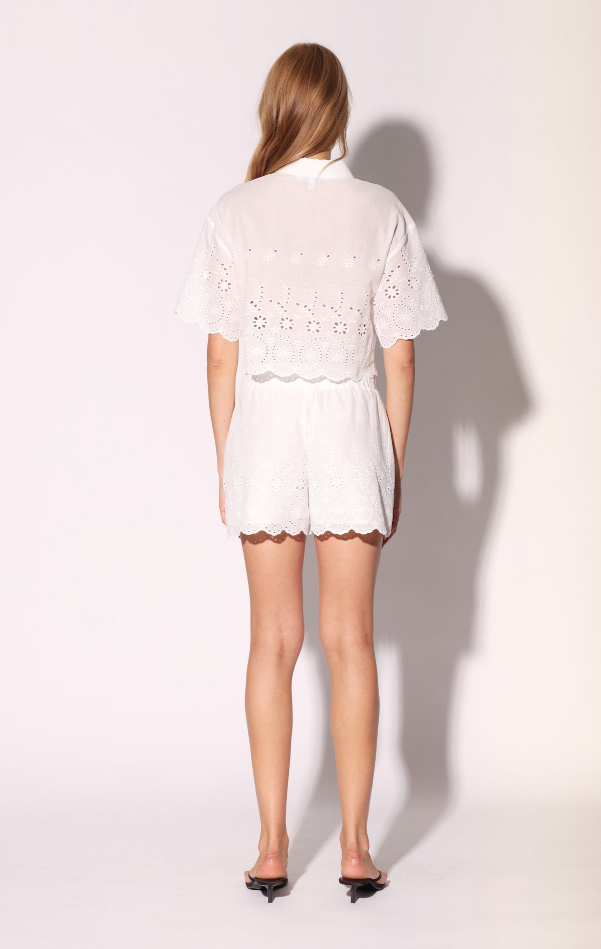 Carolina Short, White Eyelet