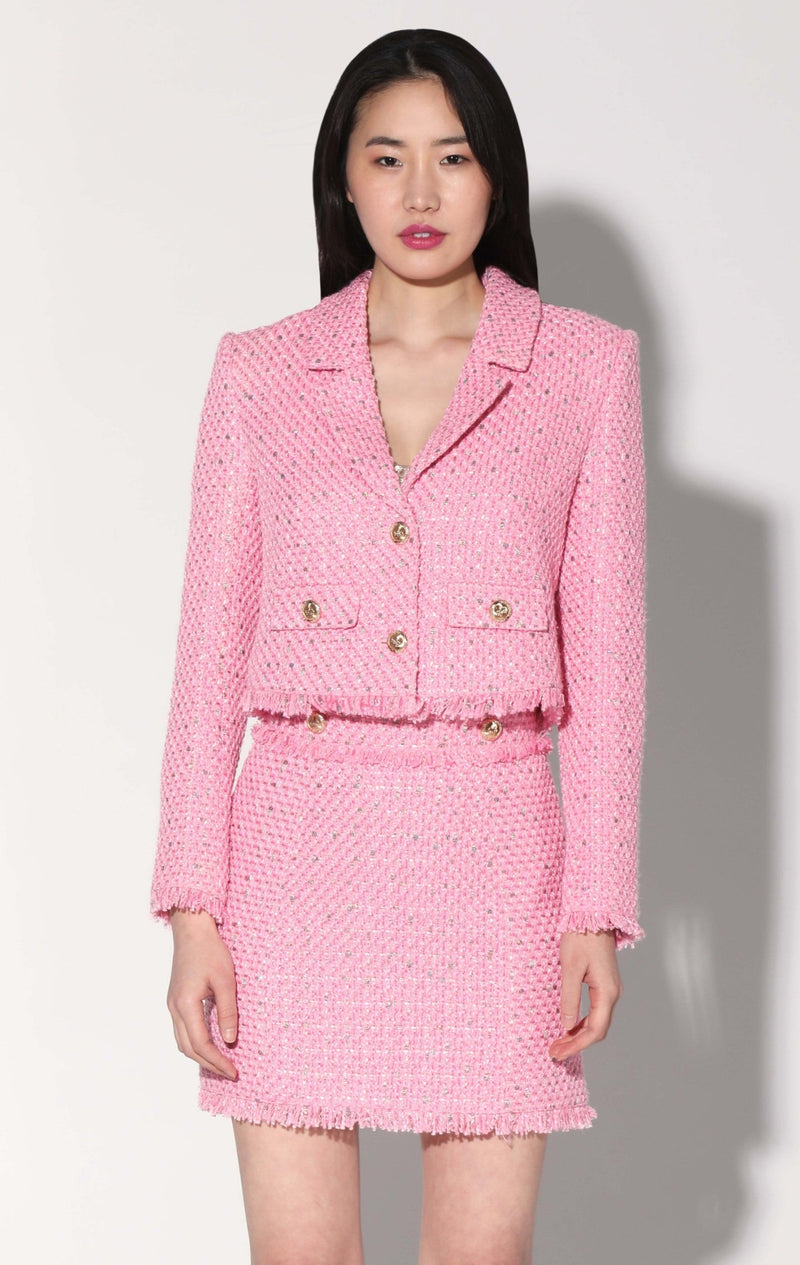 Lyona Jacket, Paris Pink Tweed