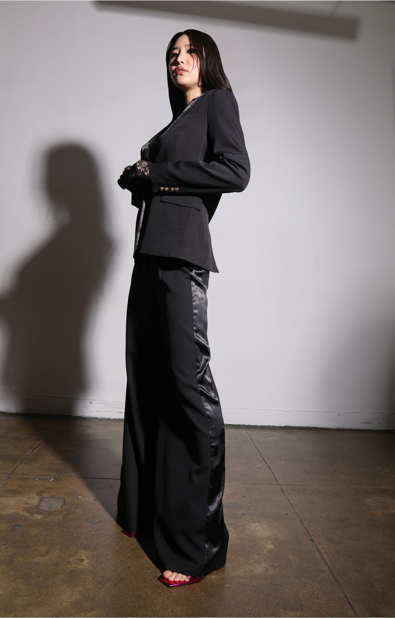 Rebecca Blazer, Black Tux Suiting