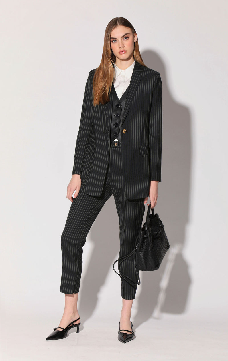 Trishelle Blazer, Spade Stripe Suiting