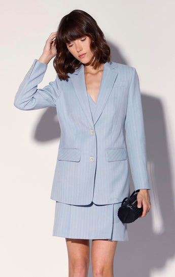 Shannon Blazer, Stone Pinstripe