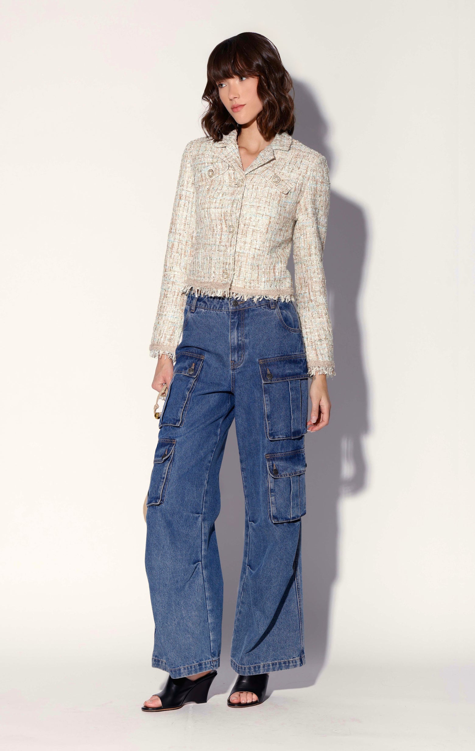 Veronica Jacket, Atlantic Tweed