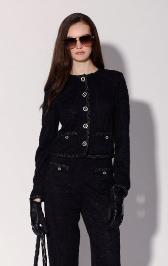 Priscilla Jacket, Black Ivy Lace