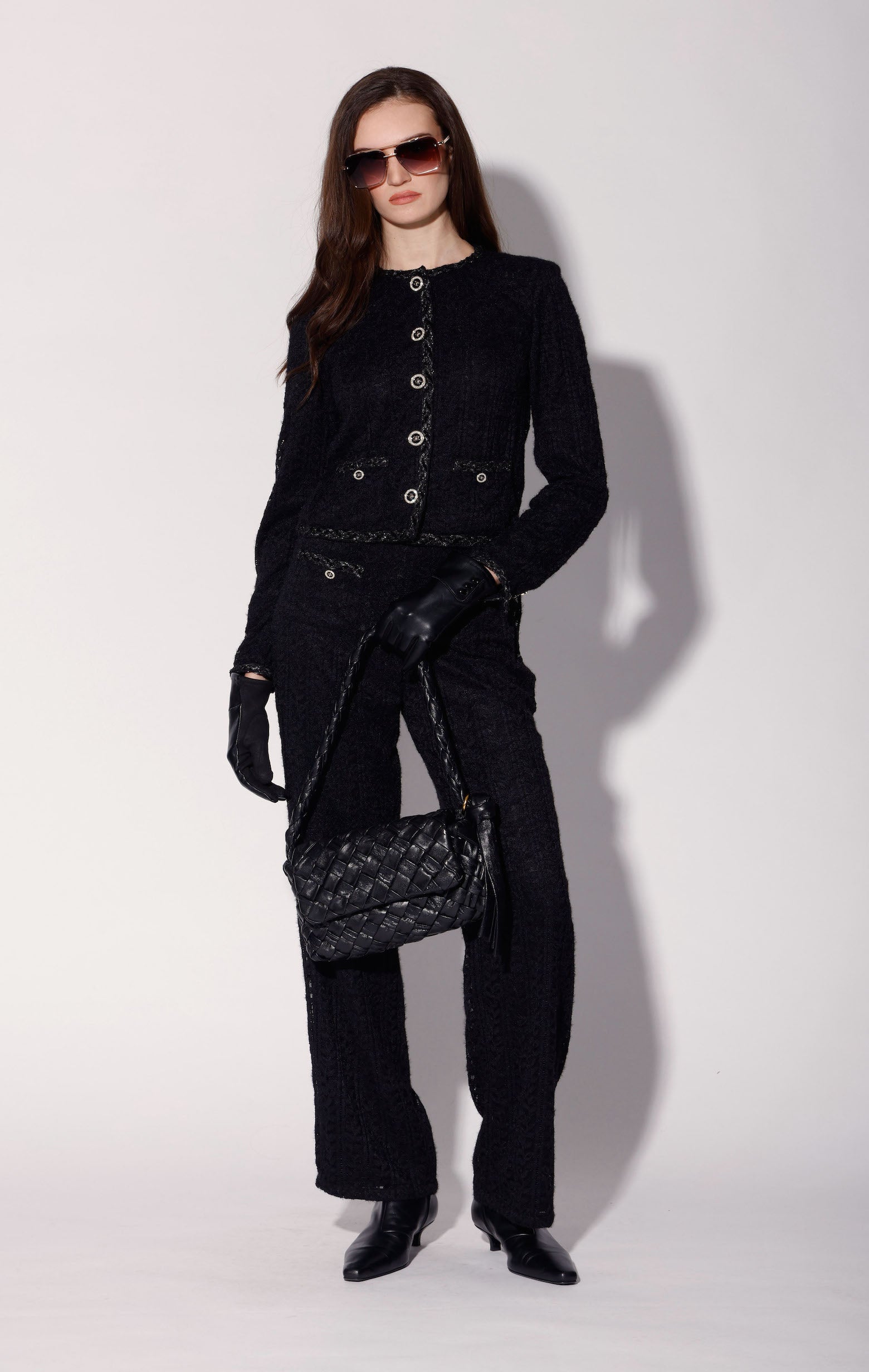 Priscilla Jacket, Black Ivy Lace