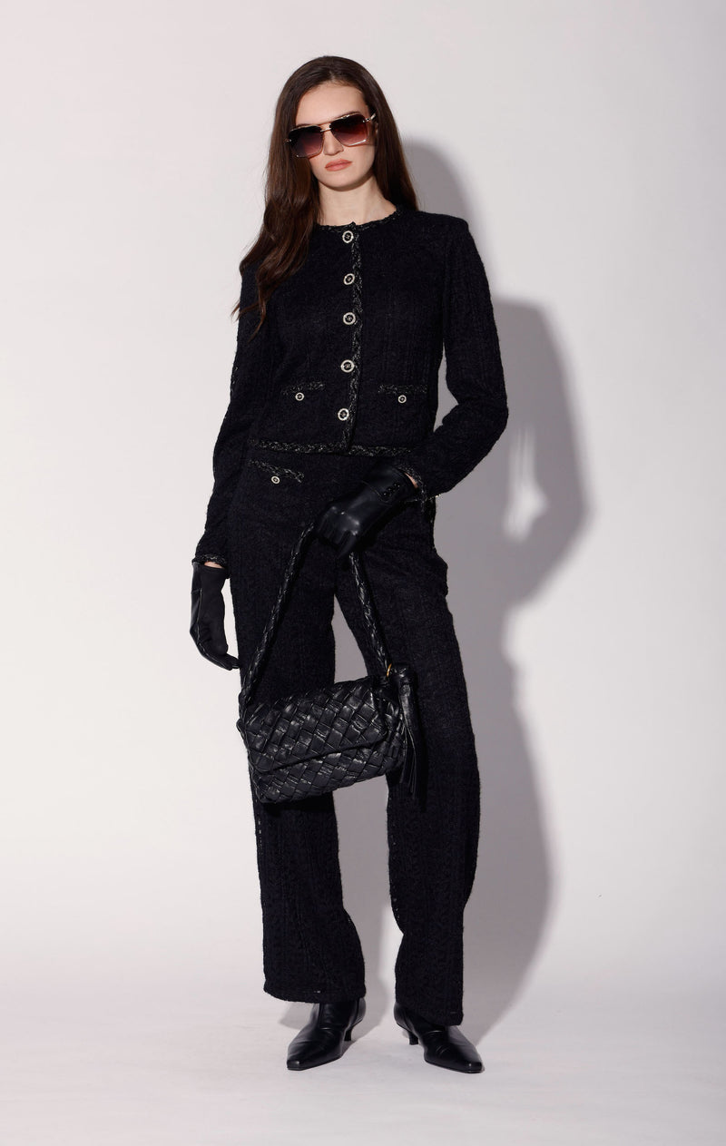 Priscilla Jacket, Black Ivy Lace