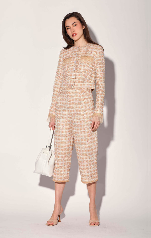 Madison Jacket, Caramel Tweed