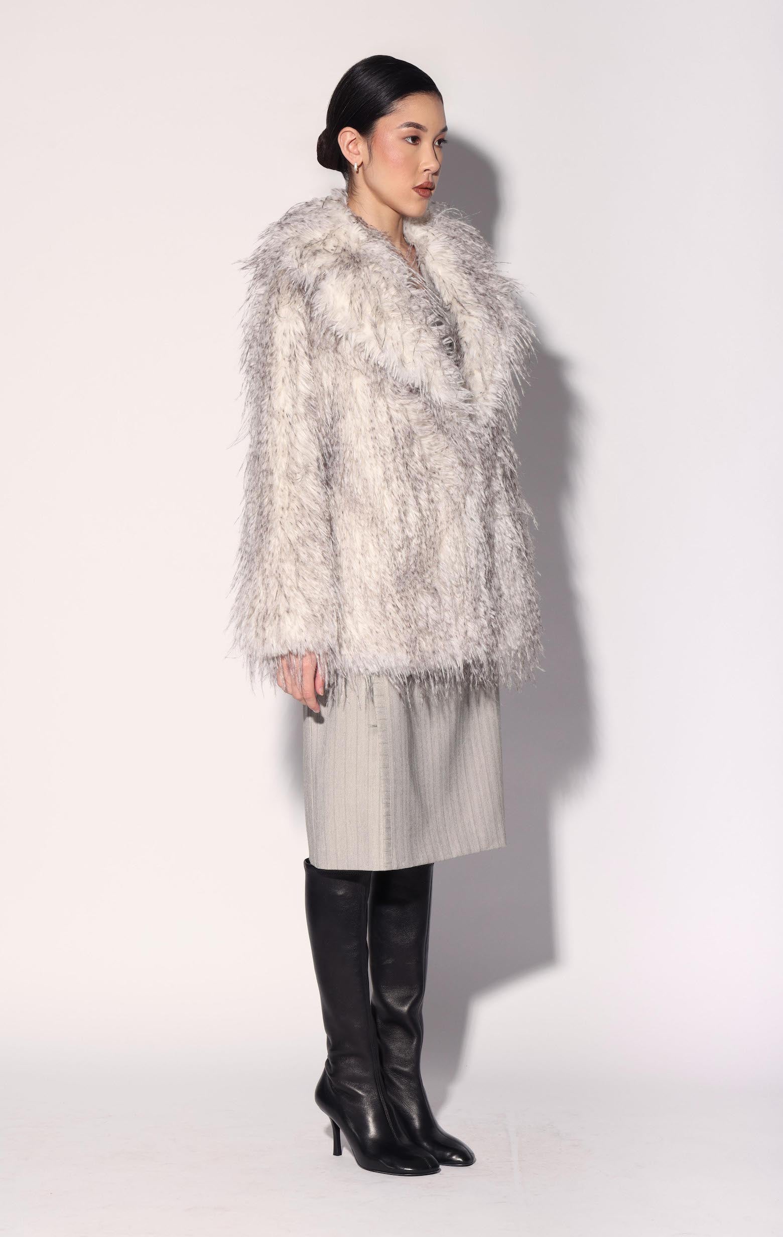 Marissa Coat, Off White Grey