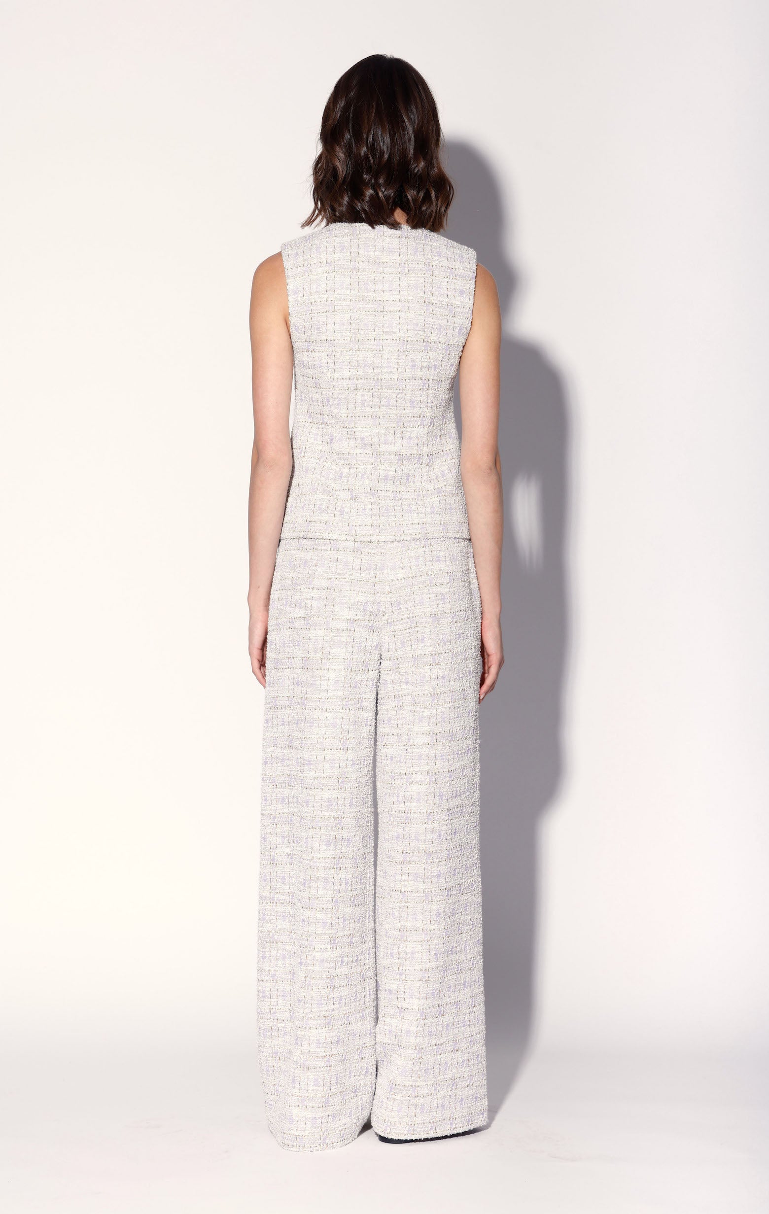Starla Vest, Lilac Tweed – Walter Baker