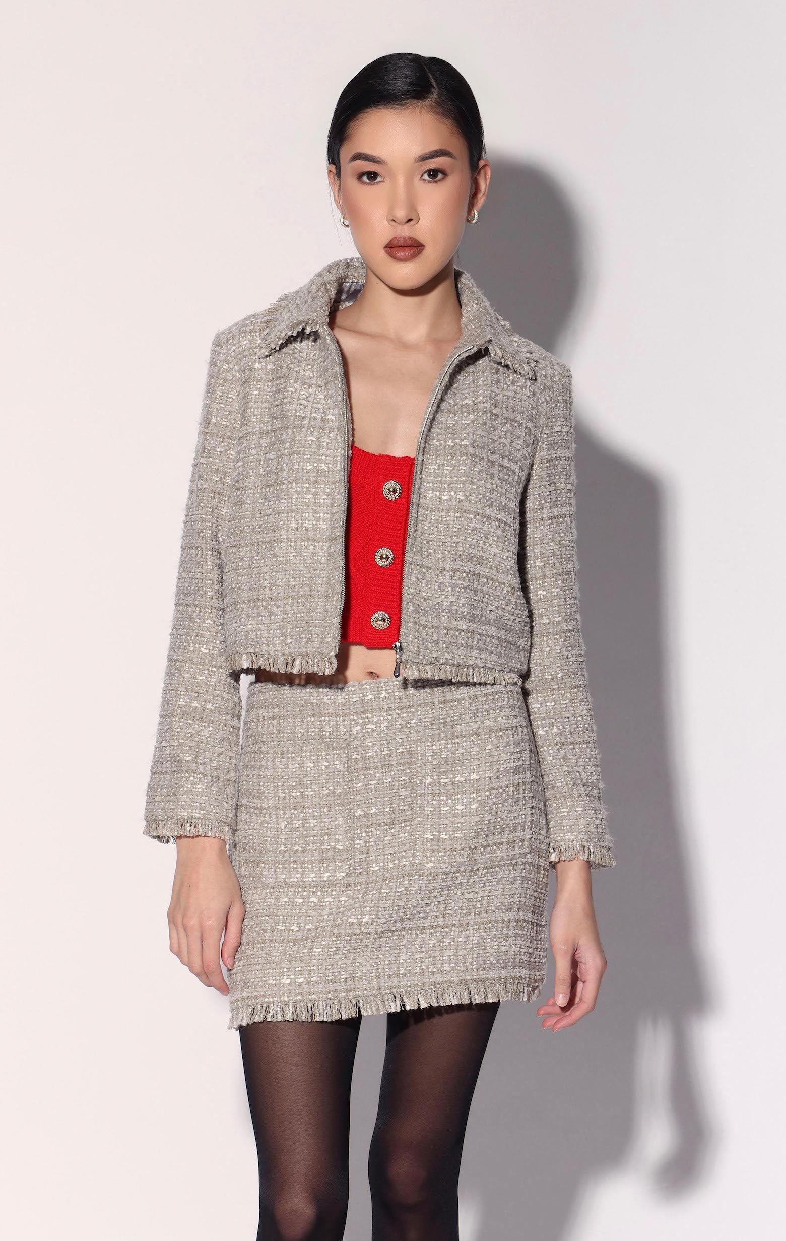 Hugo Jacket, Taupe Tweed
