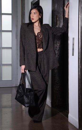Solana Blazer, Brown Multi