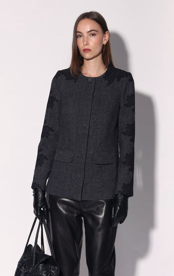 Mirabel Jacket, Black Grey
