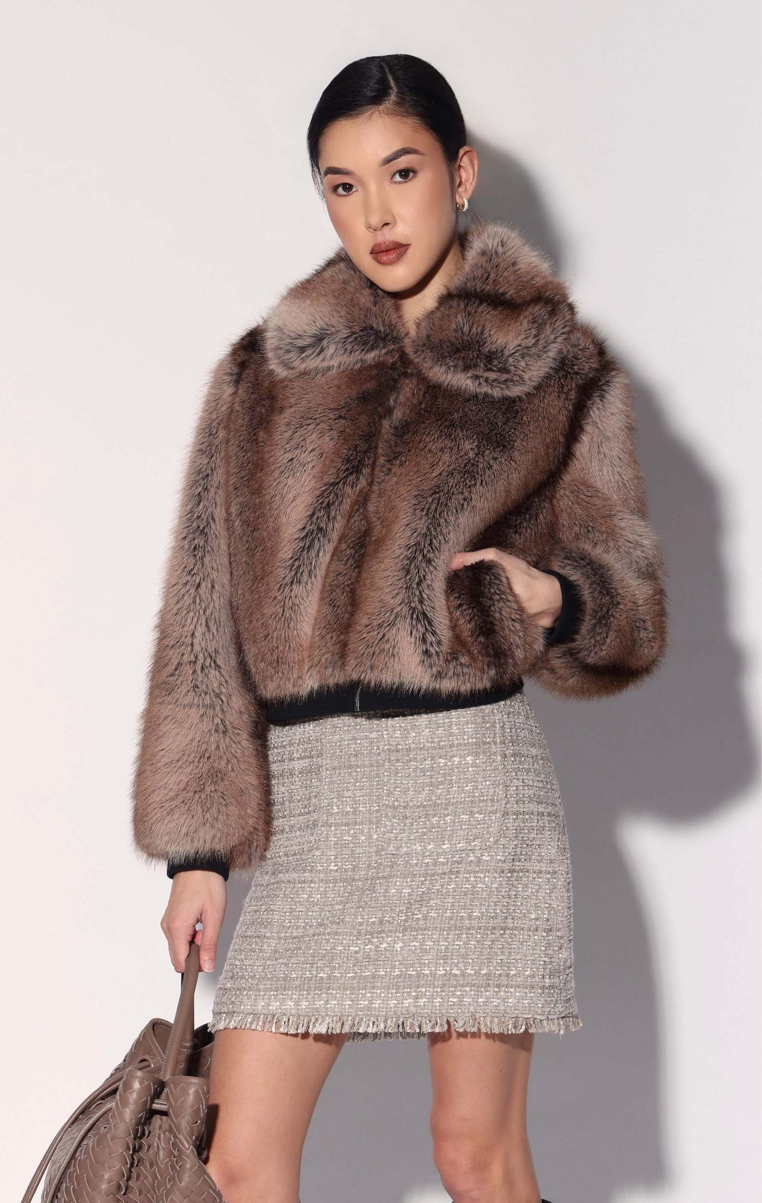 Gwen Jacket, Brown Ombre