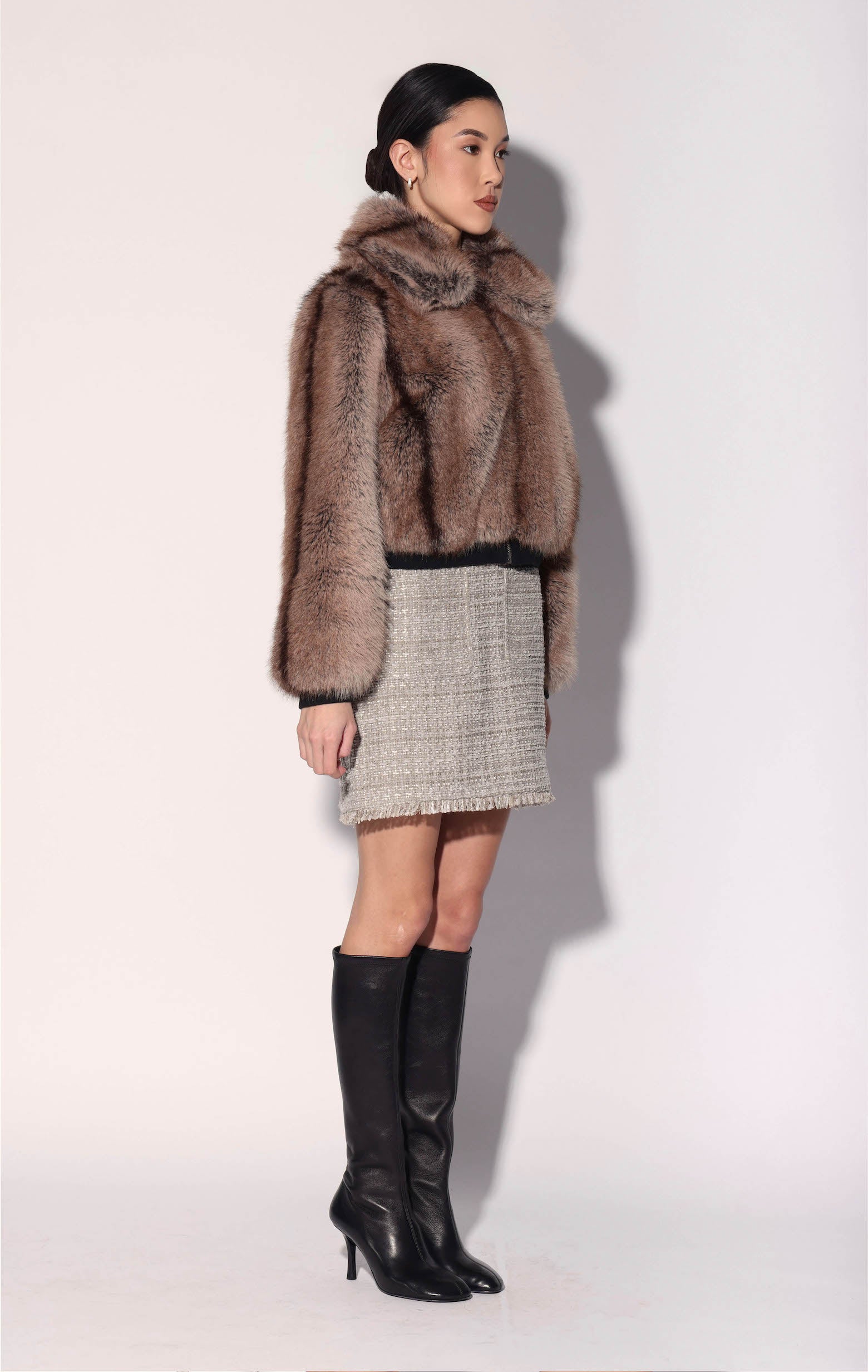 Gwen Jacket, Brown Ombre