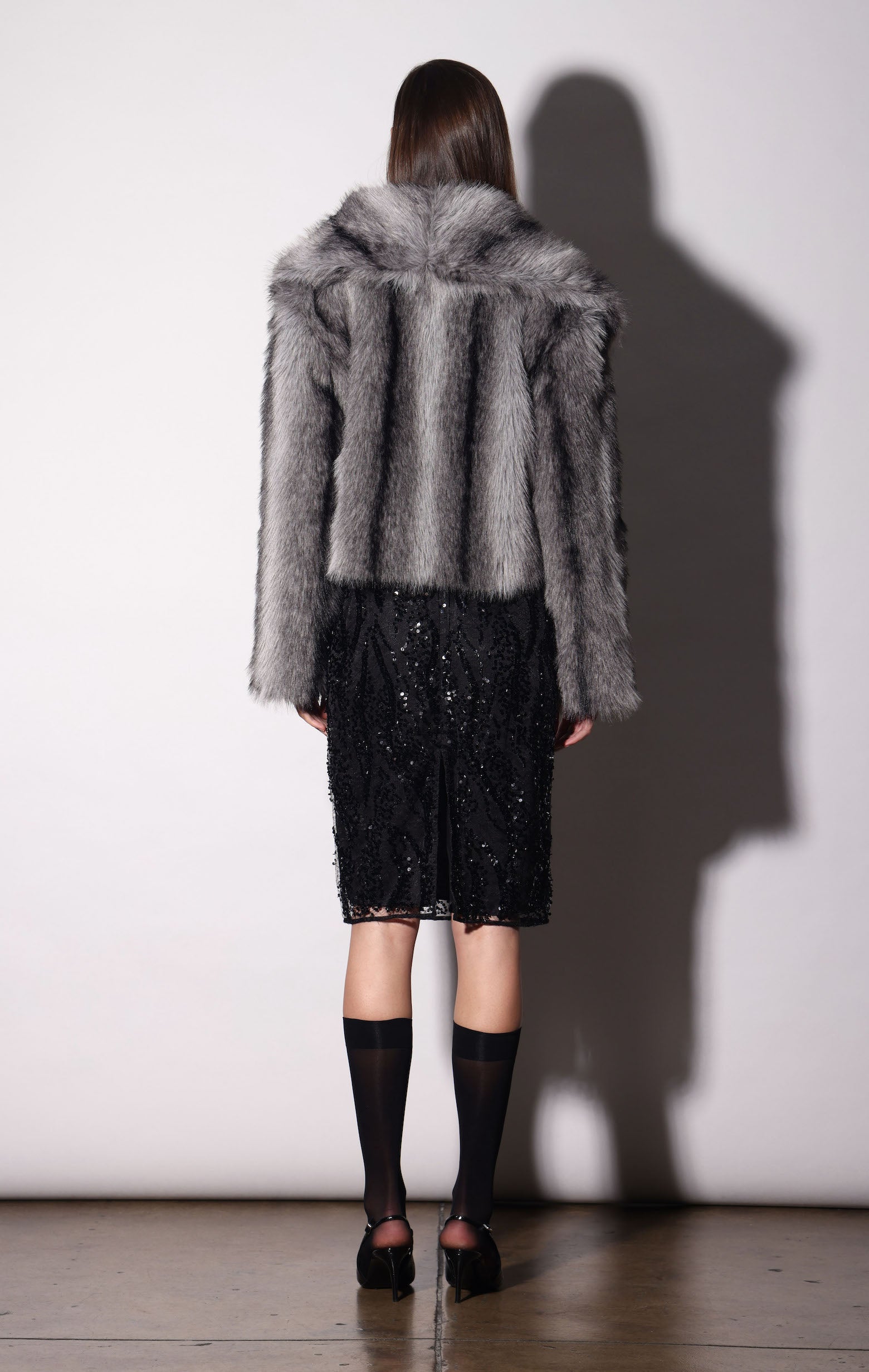 Ashton Coat, Grey Ombre