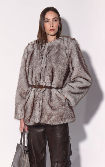 Allister Coat, Light Grey Brown