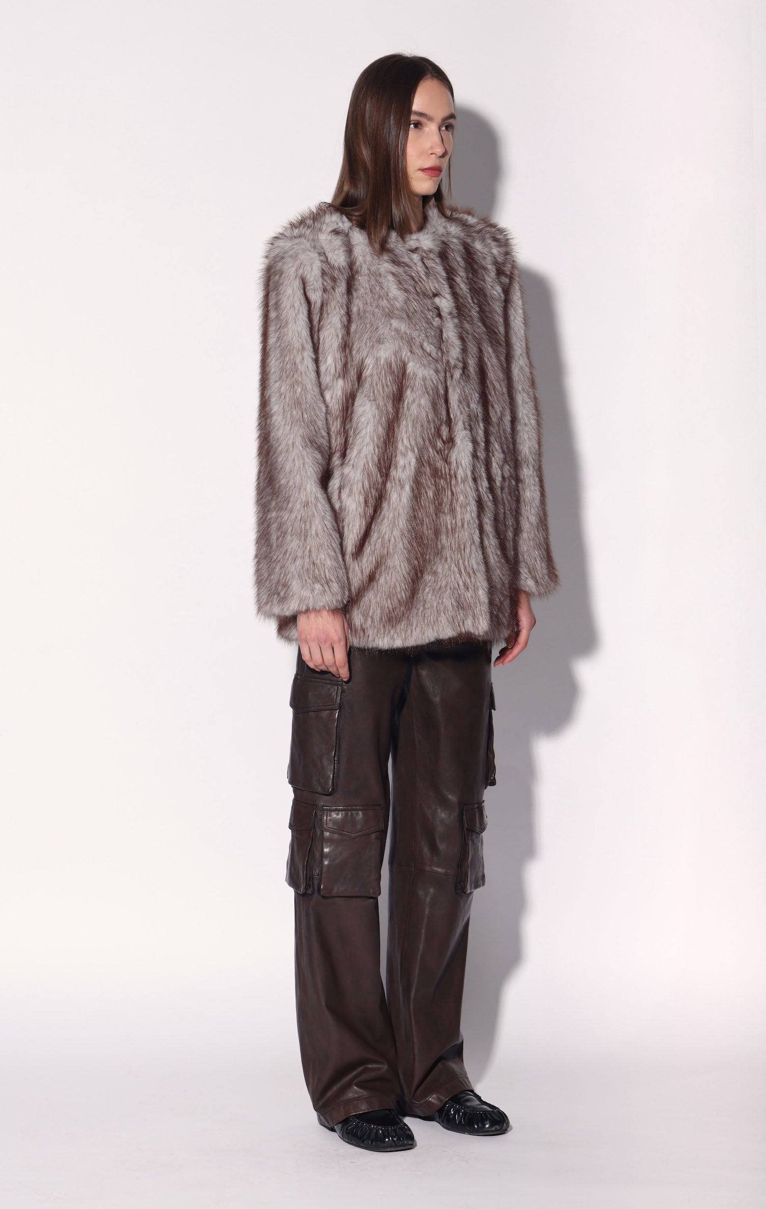 Allister Coat, Light Grey Brown