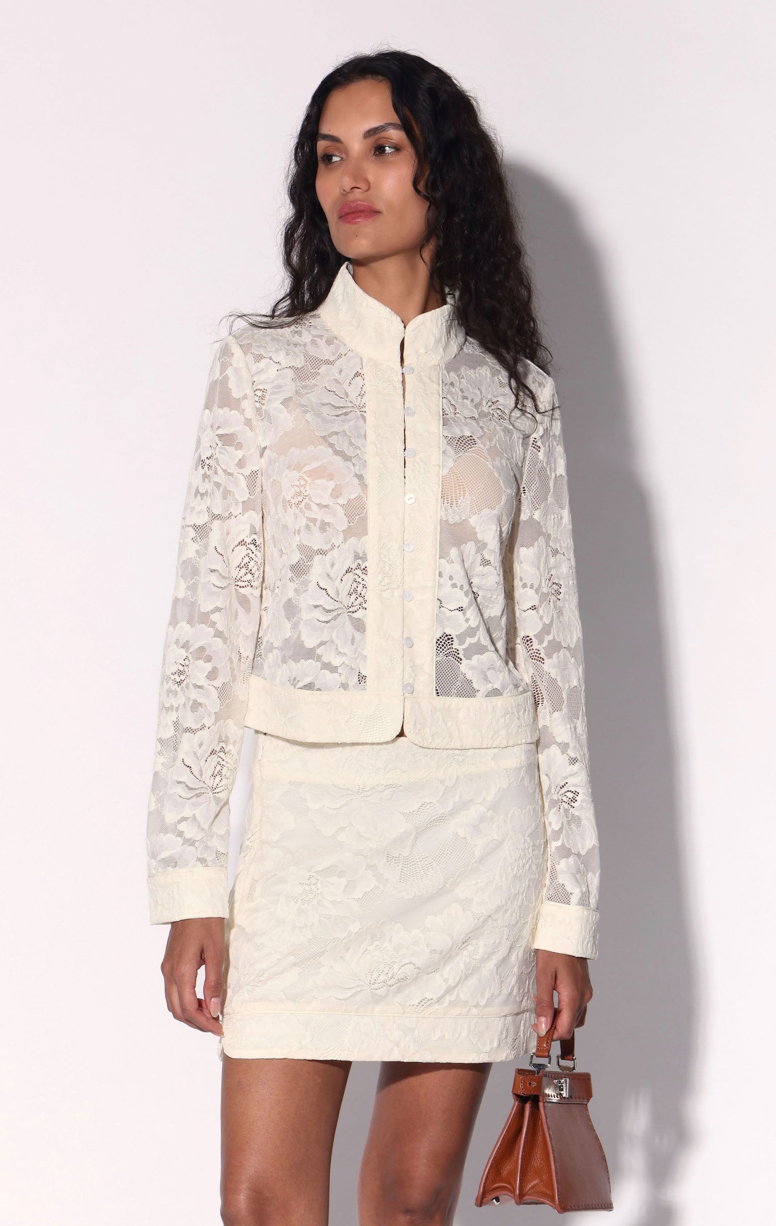 Mariana Jacket, Ivory Lace