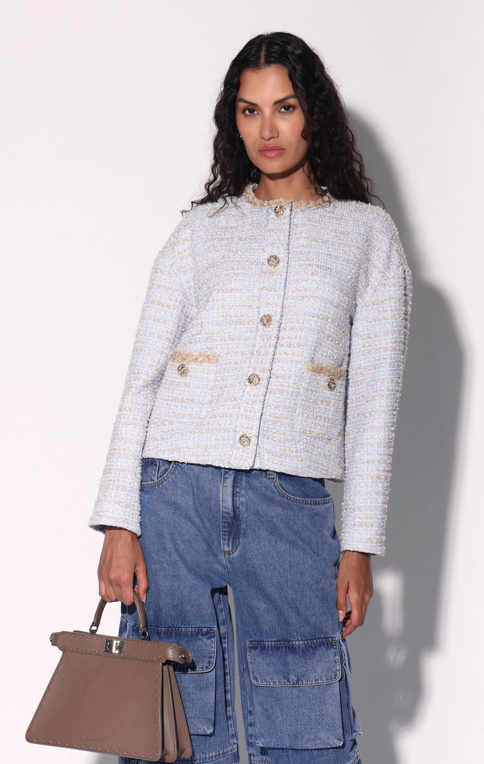 Natalia Jacket, Skyline Tweed