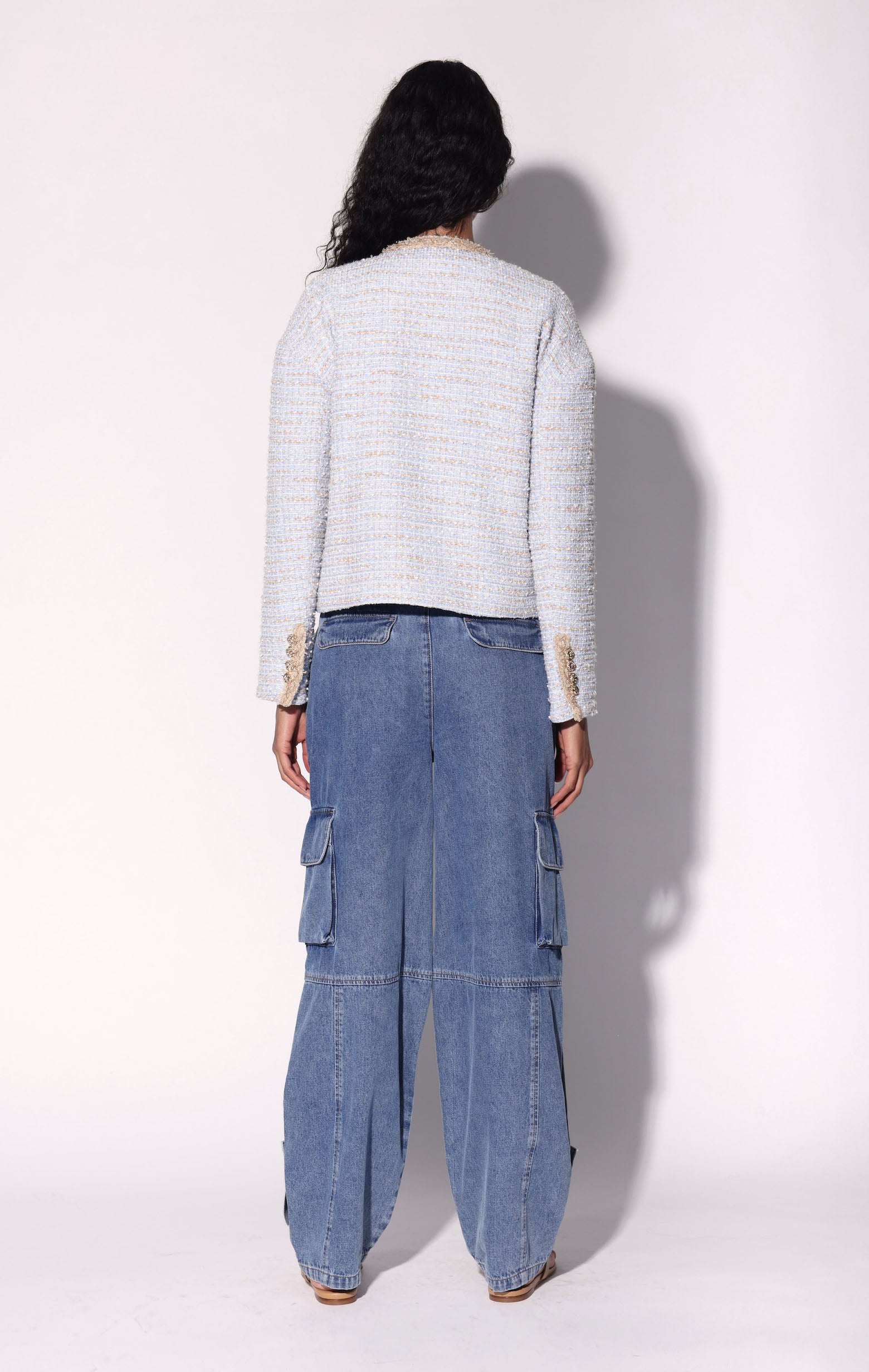 Natalia Jacket, Skyline Tweed