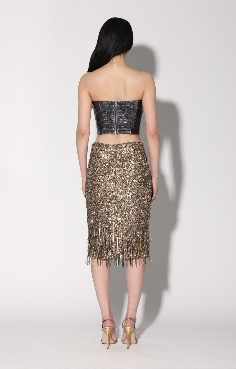 Trixie Skirt, Gold Beam Sequin (Holiday 2024)