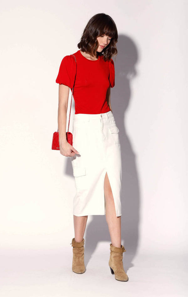 Selene Skirt, White (Pre Spring 2026)