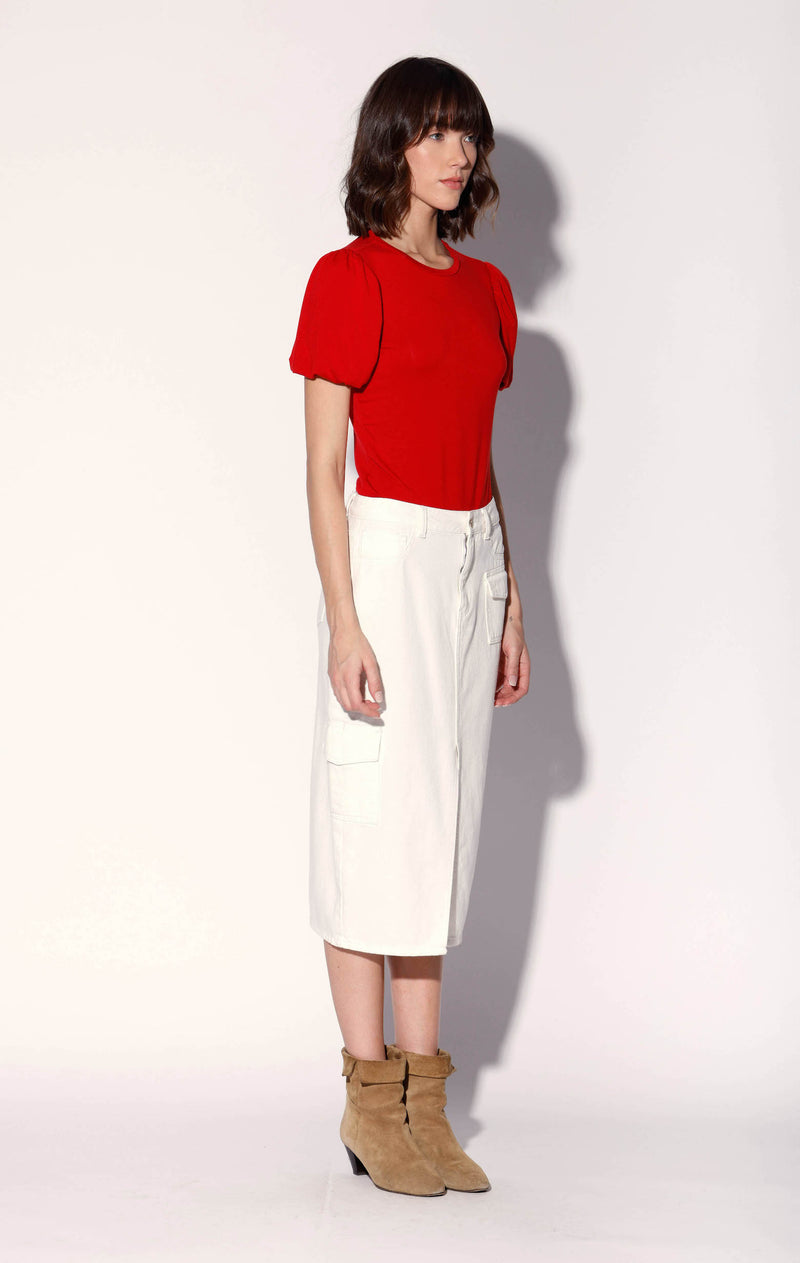 Selene Skirt, White (Pre Spring 2026)