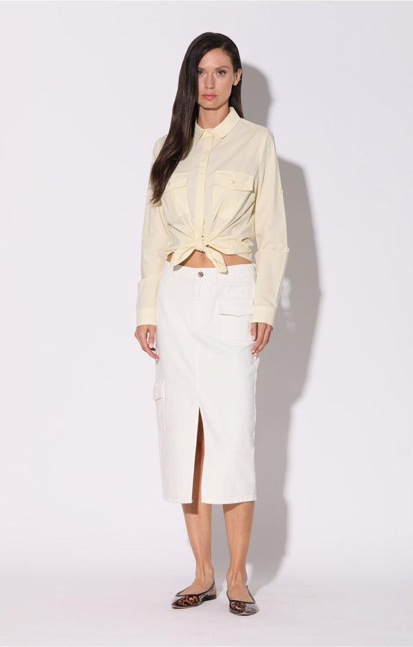 Selene Skirt, White