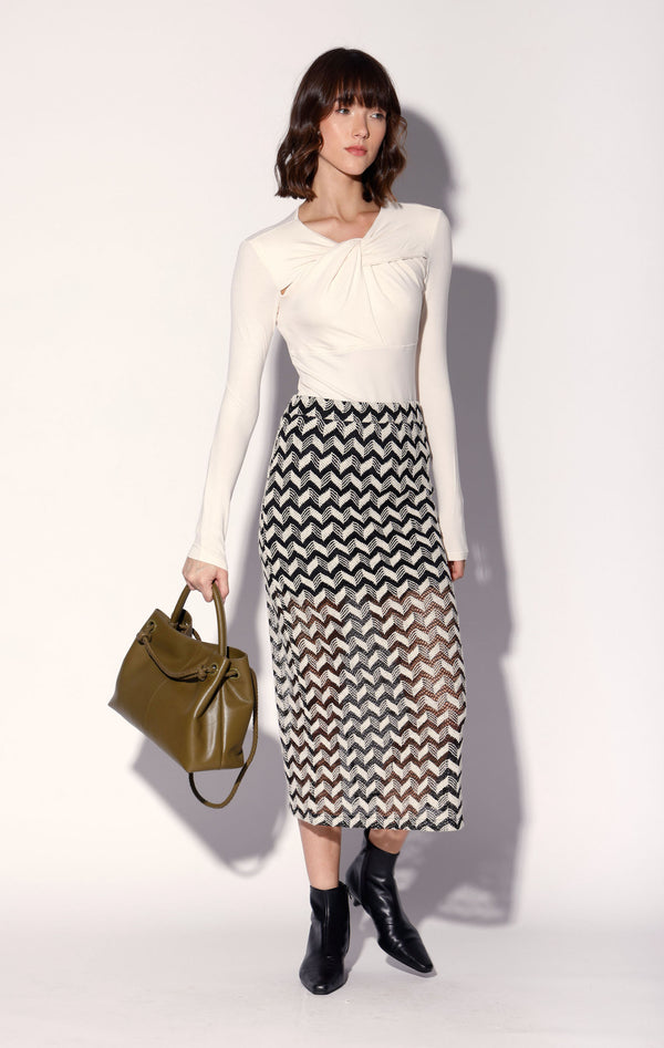 Nelle Skirt, Chevron Crochet (Pre Spring 2026)