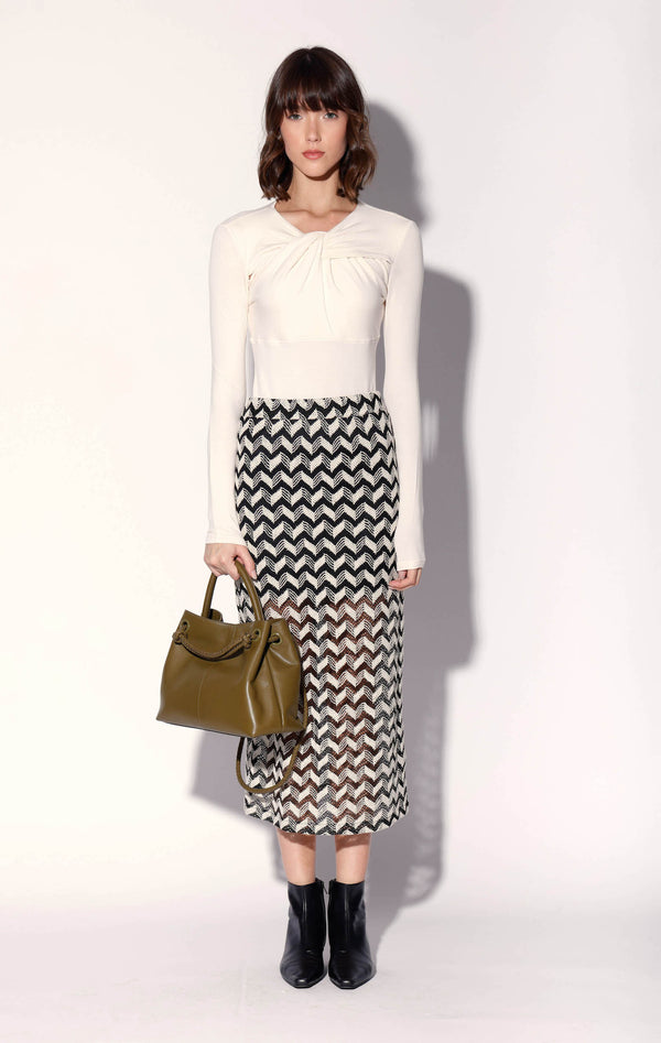 Nelle Skirt, Chevron Crochet (Pre Spring 2026)