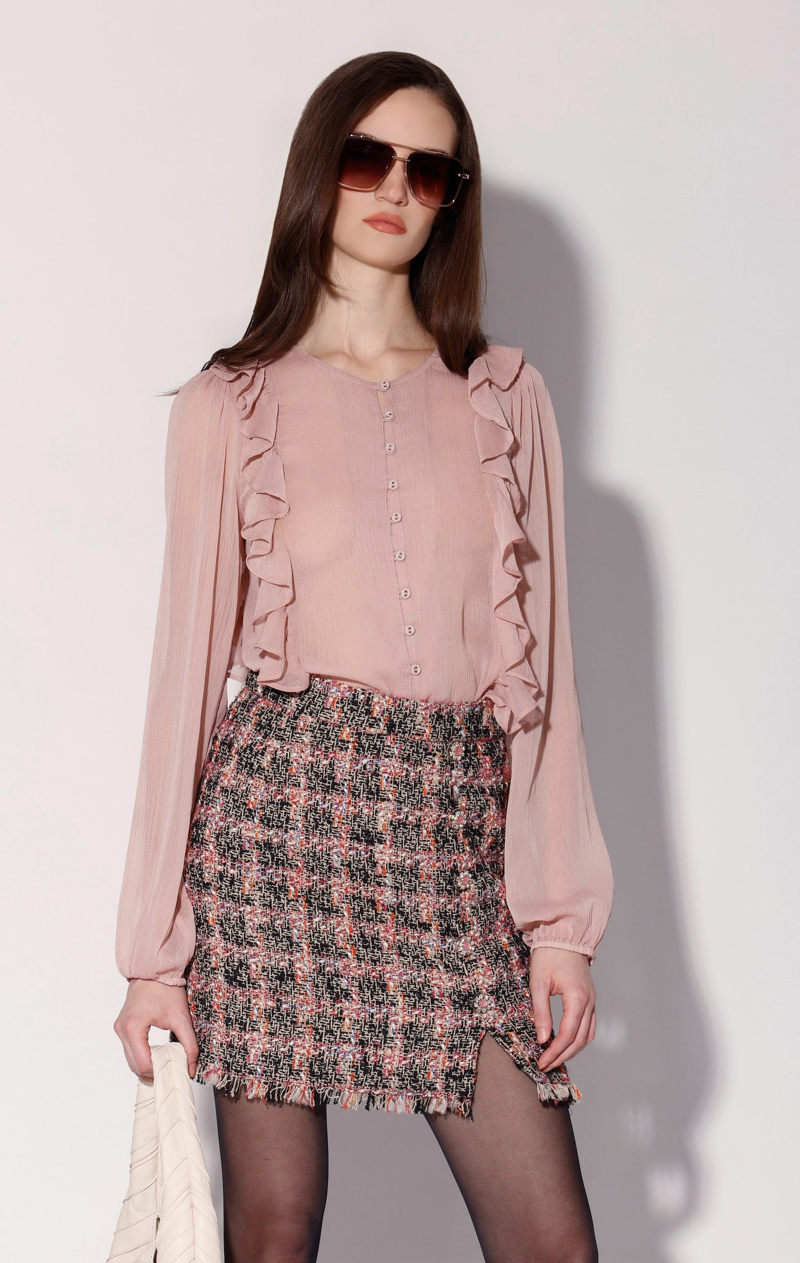 Allegra Skirt, Verona Tweed