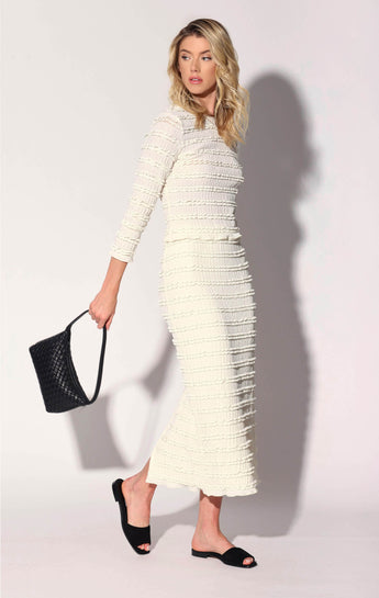 Roya Skirt, Cream Lace