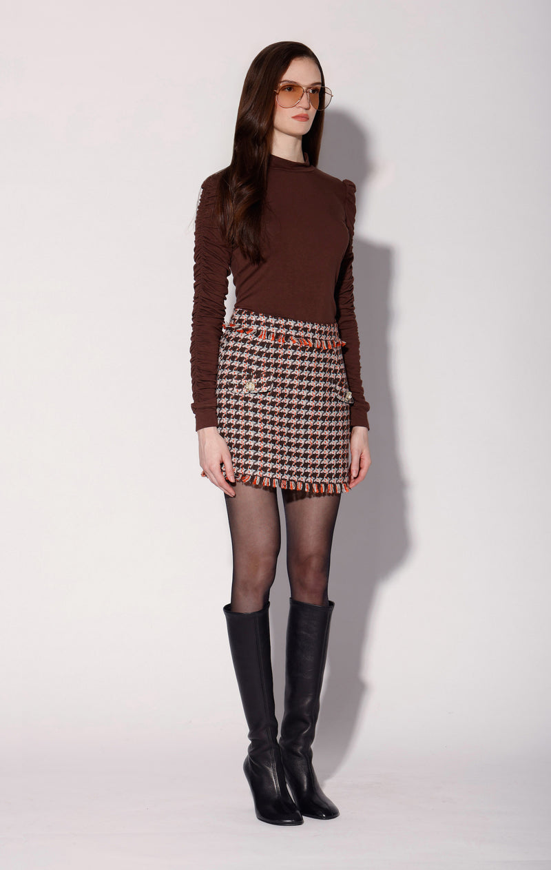 Vallery Skirt, Autumn Tweed