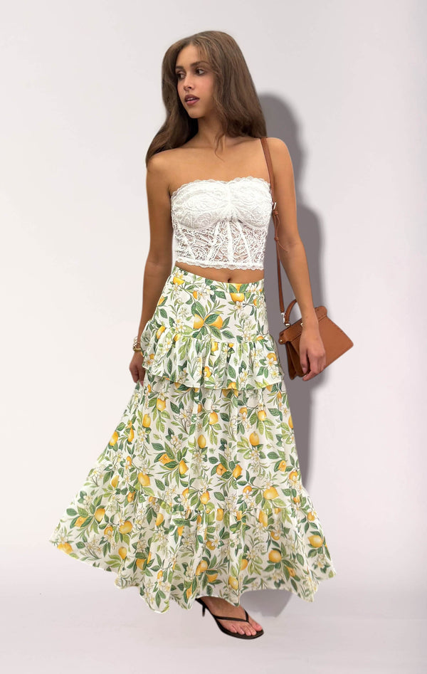 Amari Skirt, Lemon Tree