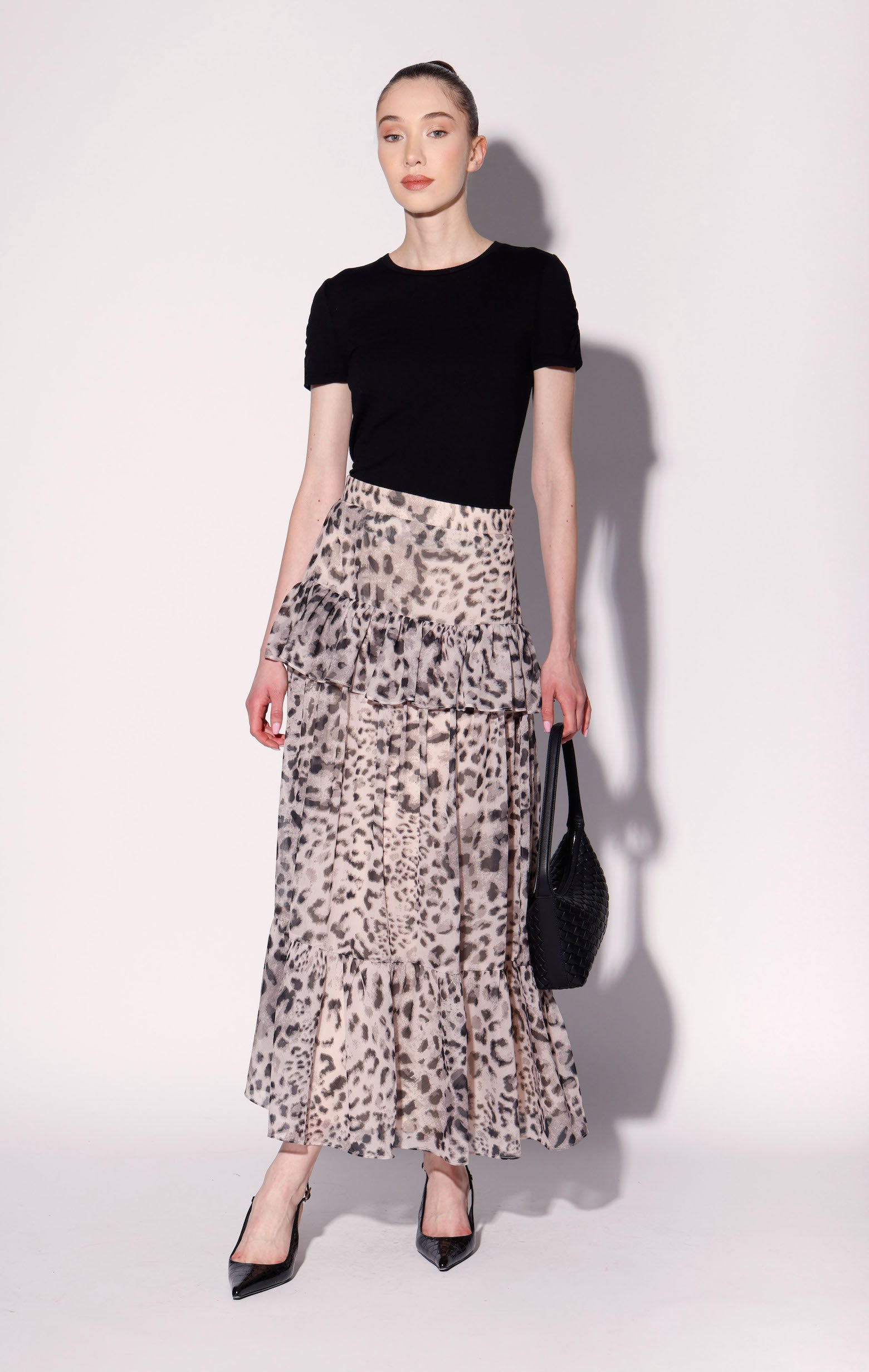 Amari Skirt, Tibet Leopard