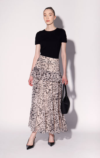 Amari Skirt, Tibet Leopard