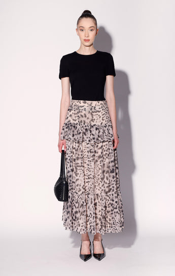 Amari Skirt, Tibet Leopard